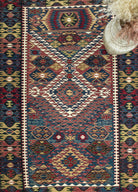 Soho Antiq-Vigen Rustik El Dokuma Yün Nuzumla Kilimi 136x196 Cm-Kilim-3-Milagron.com