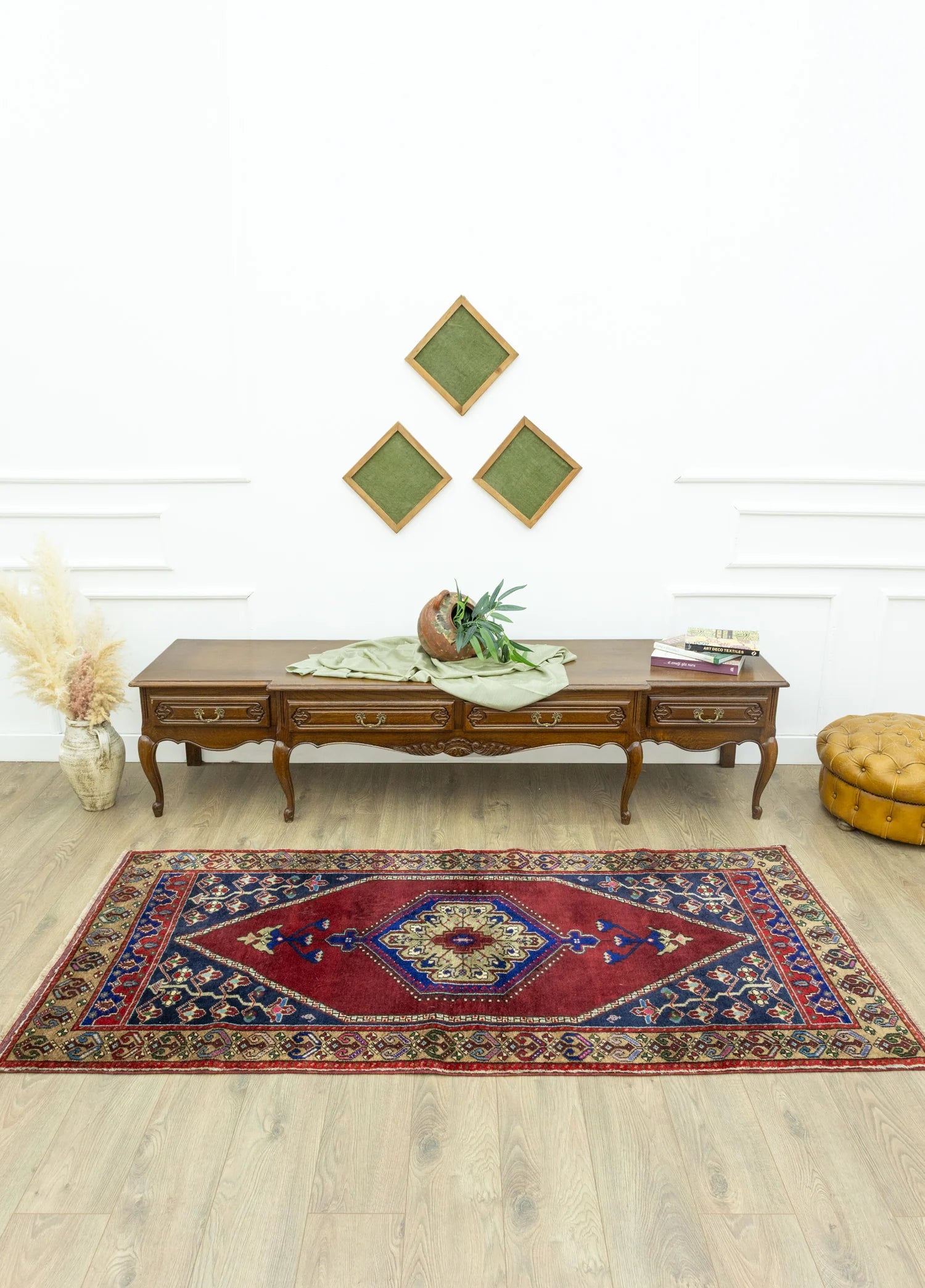 Soho Antiq-Yahyalı El Dokuma Yün Halı 103x223 Cm-2-Milagron.com