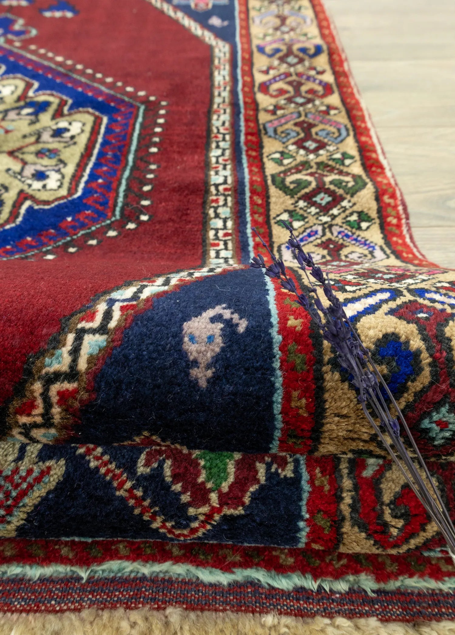 Soho Antiq-Yahyalı El Dokuma Yün Halı 103x223 Cm-4-Milagron.com