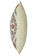 Soho Antiq-Yasha çiçekli İpek Suzani Kırlent 50x50 Cm-Kırlent-6-Milagron.com