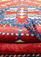 Soho Antiq-Yavı El Dokuma Kırmızı Yün Halı 157x207 Cm-Halı-4-Milagron.com