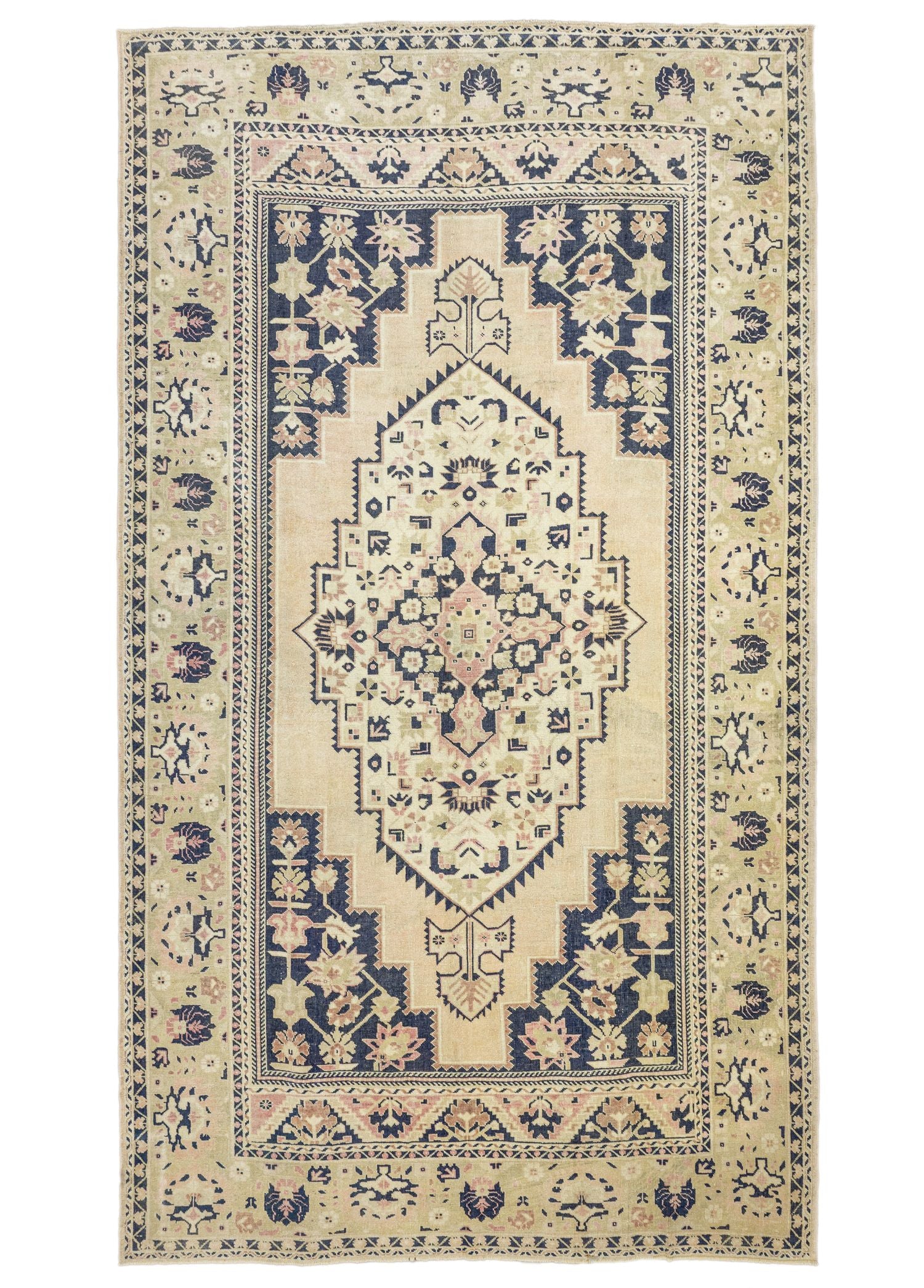 Soho Antiq-Yula El Dokuma Taşpınar Halısı 235x428 Cm-Halı-1-Milagron.com