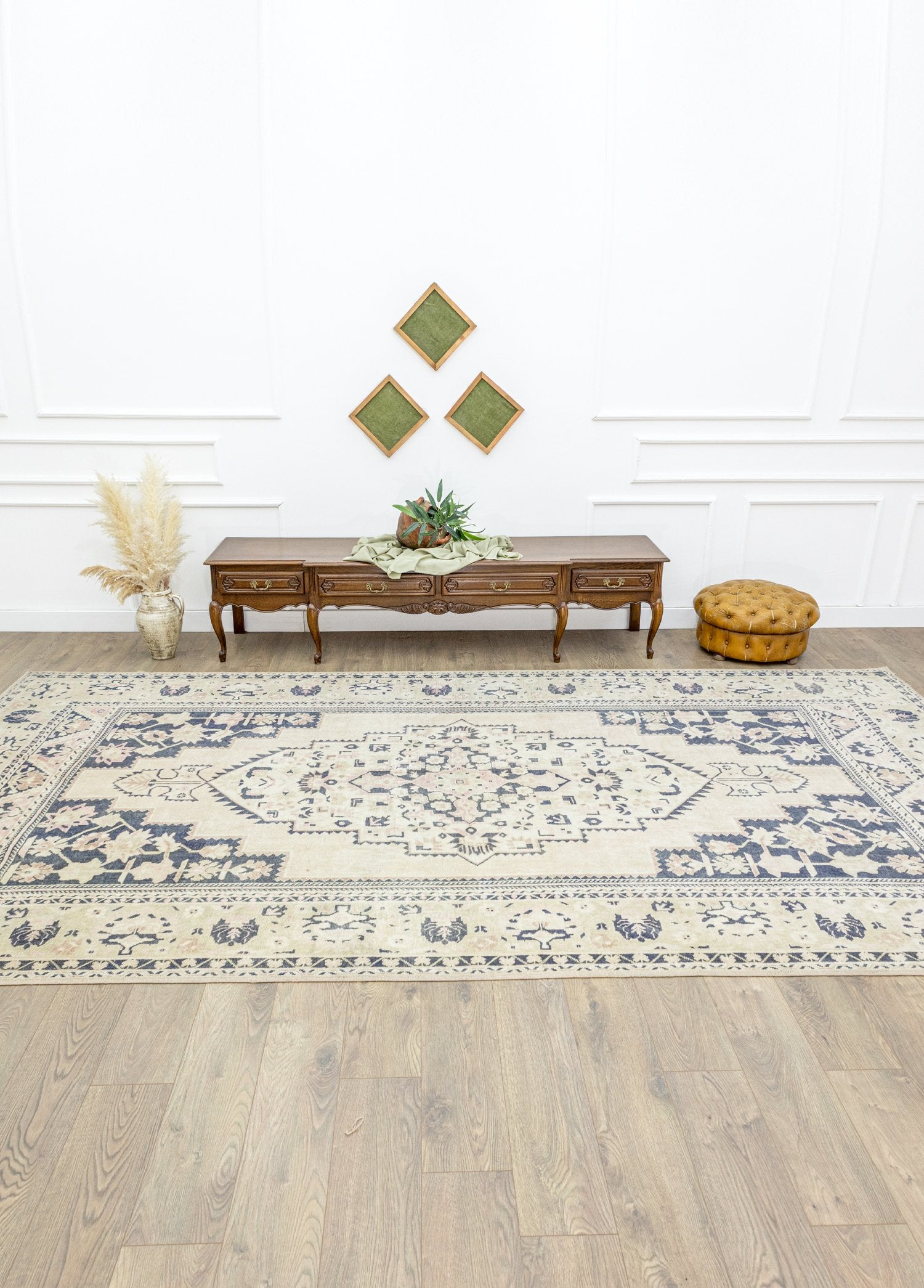 Soho Antiq-Yula El Dokuma Taşpınar Halısı 235x428 Cm-Halı-2-Milagron.com