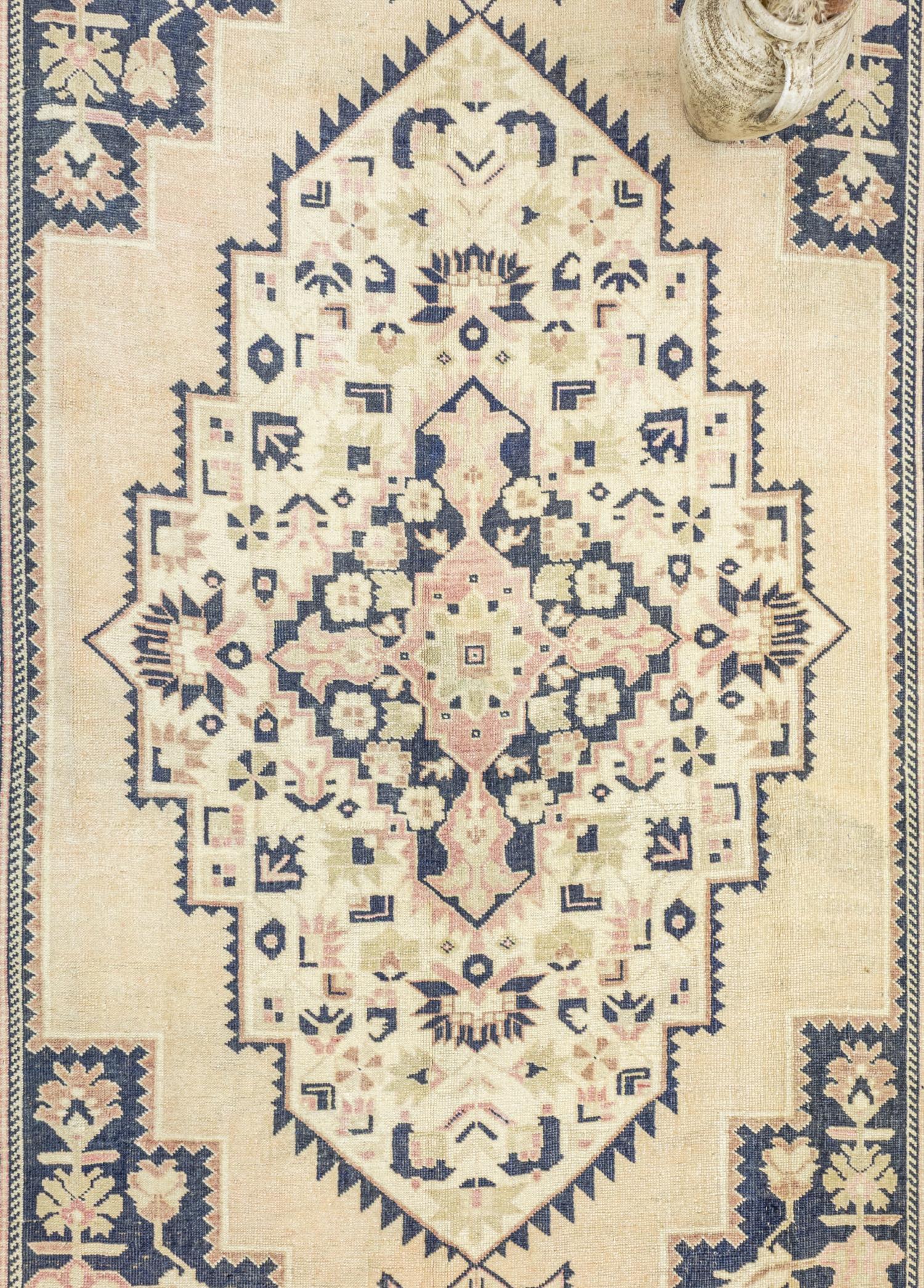 Soho Antiq-Yula El Dokuma Taşpınar Halısı 235x428 Cm-Halı-3-Milagron.com