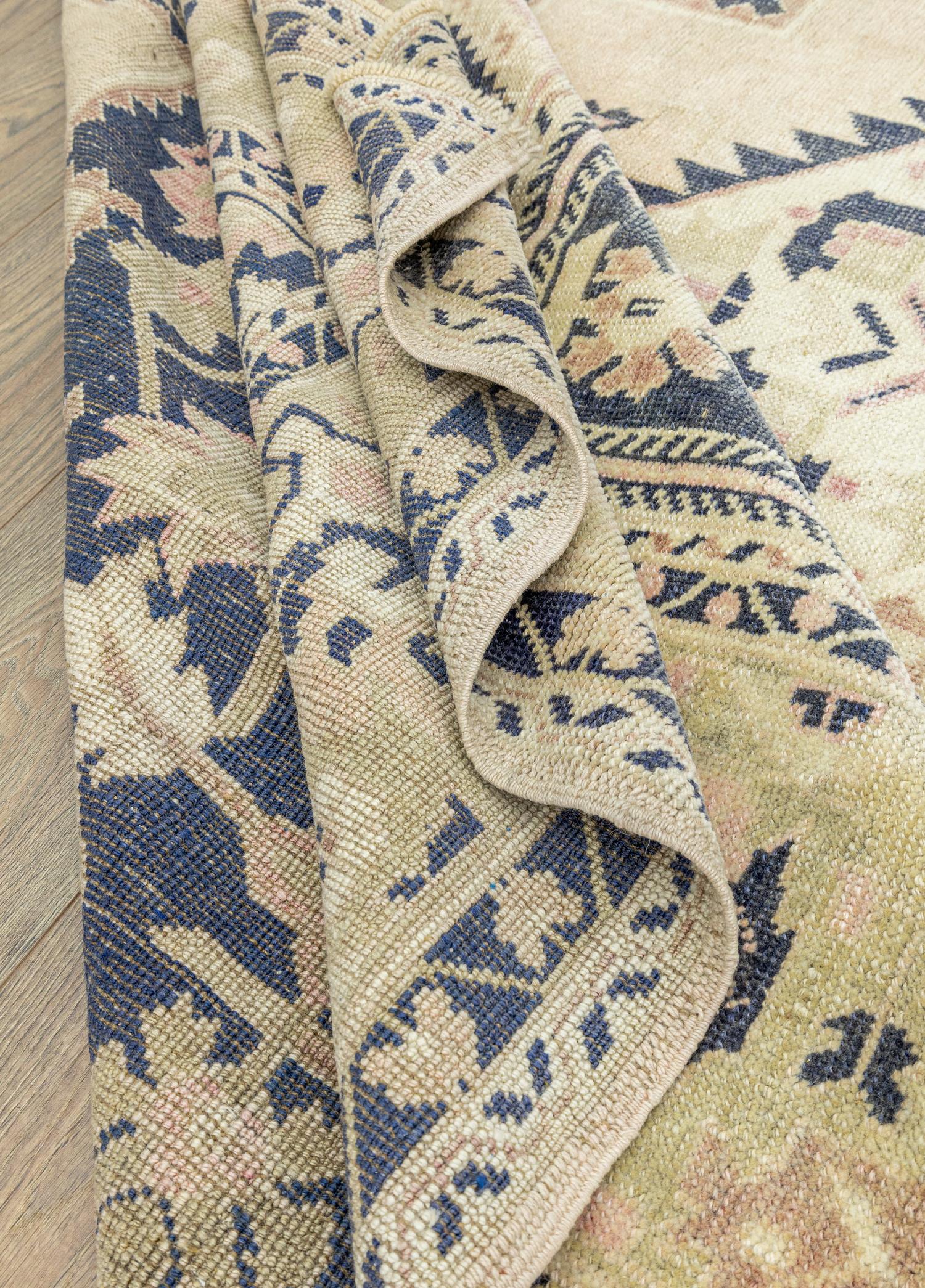 Soho Antiq-Yula El Dokuma Taşpınar Halısı 235x428 Cm-Halı-6-Milagron.com