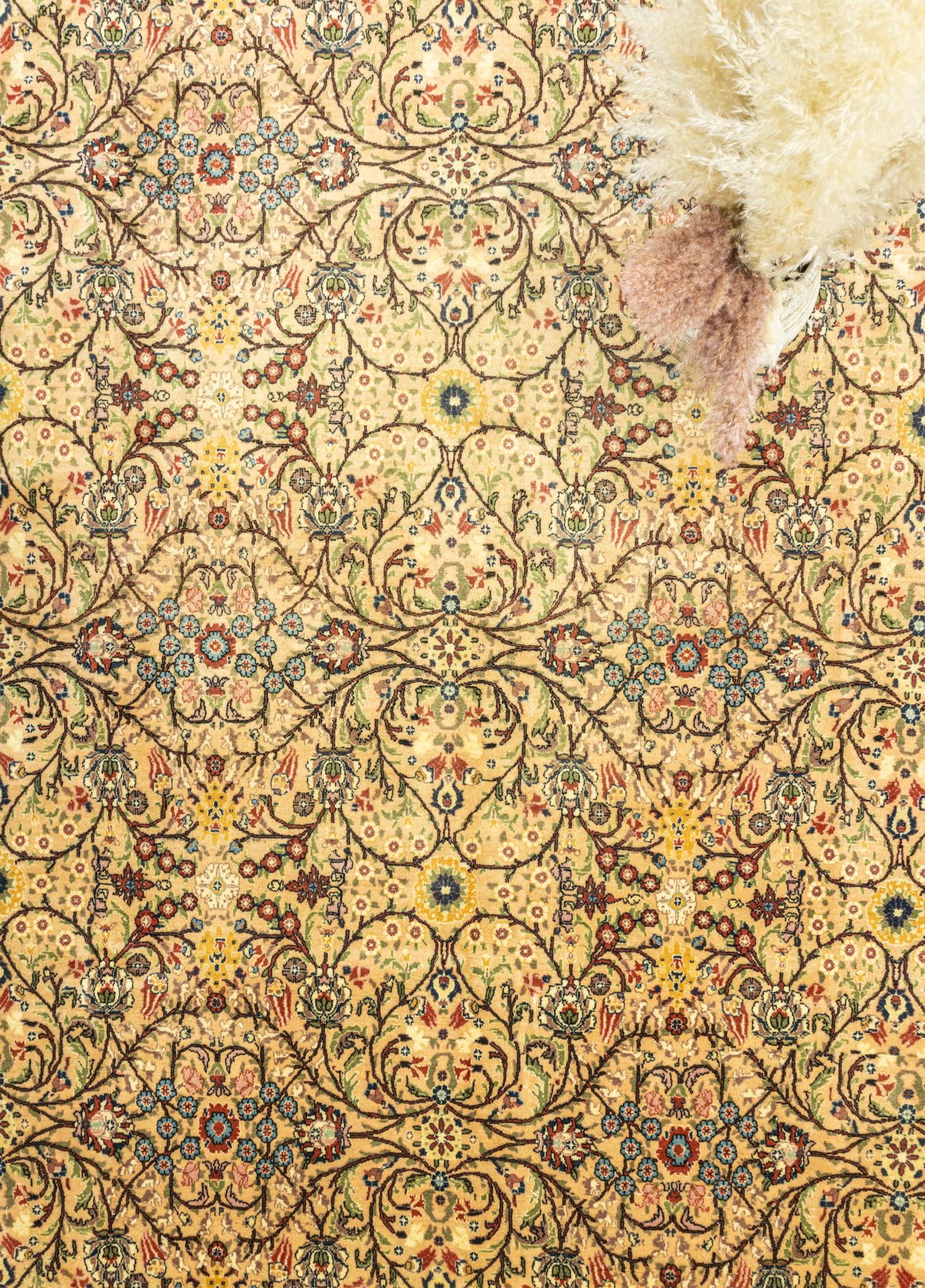 Soho Antiq-Zafir El Dokuma Floral Hereke Halı 243x364 Cm-Halı-3-Milagron.com