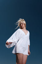 Soi Concept-Büzgülü Beachwear-Elbise-2-Milagron.com