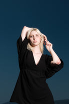 Soi Concept-Büzgülü Beachwear-Elbise-3-Milagron.com