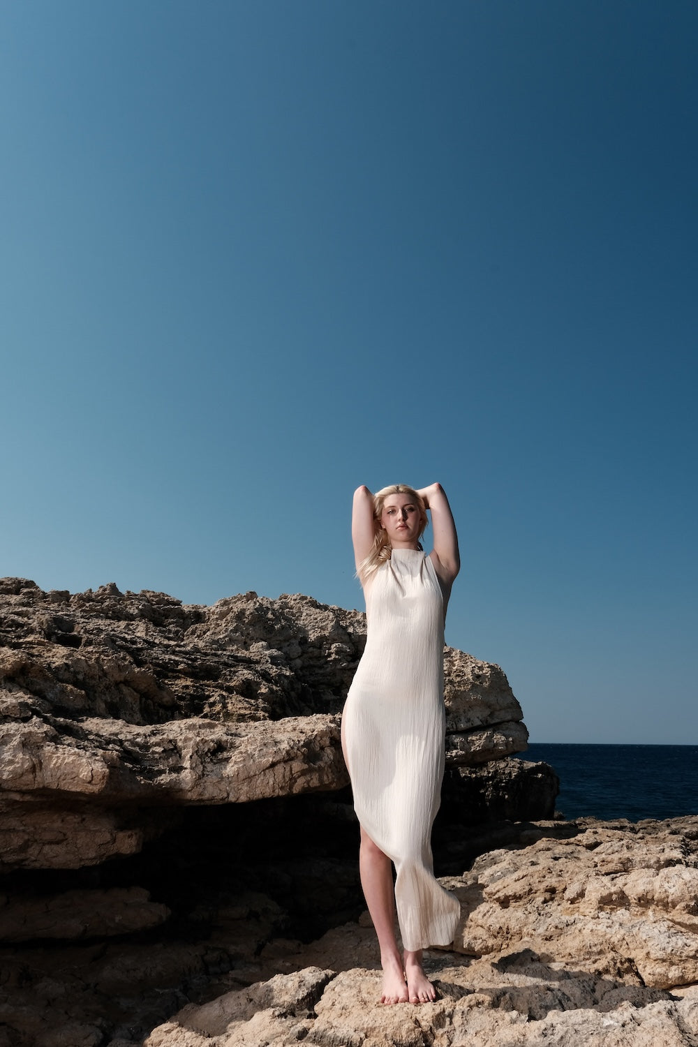 Soi Concept-Çift Yırtmaçlı Beachwear-Elbise-3-Milagron.com