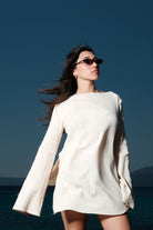 Soi Concept-Uzun Kollu Beachwear-Elbise-3-Milagron.com