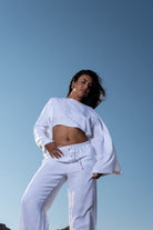 Soi Concept-Uzun Kollu Crop-Top-2-Milagron.com