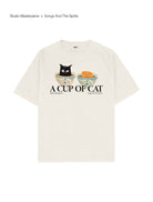 A Cup Of Cat Oversize Tişört