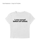 Art School Baby Tee