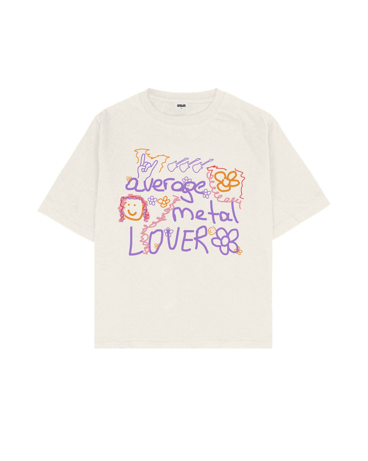 Average Metal Lover Boxy Fit Tişört