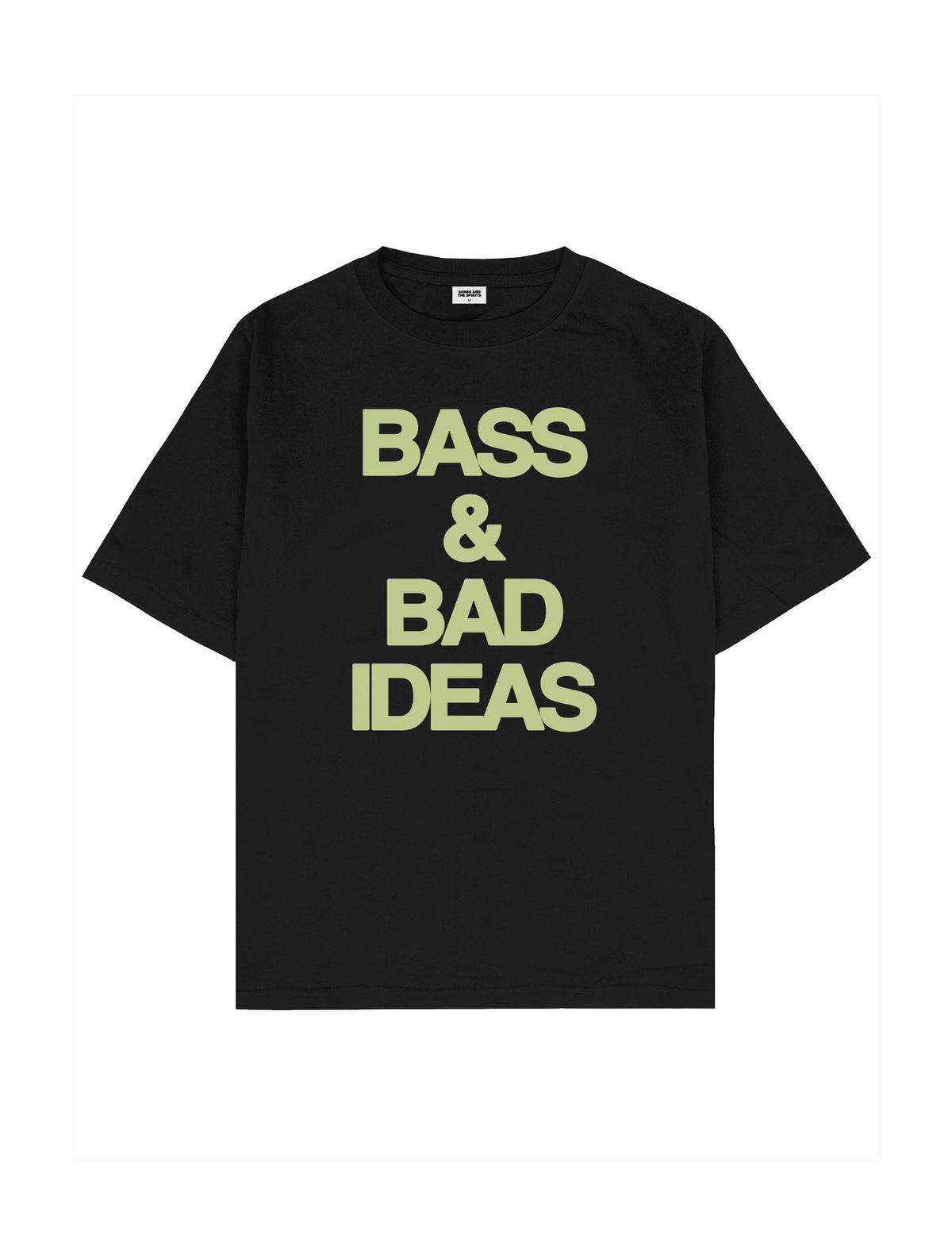 Bass And Bad Ideas Oversize Tişört