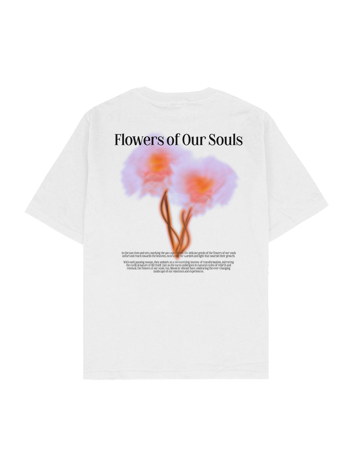 Flowers Of Our Souls Oversize Tişört