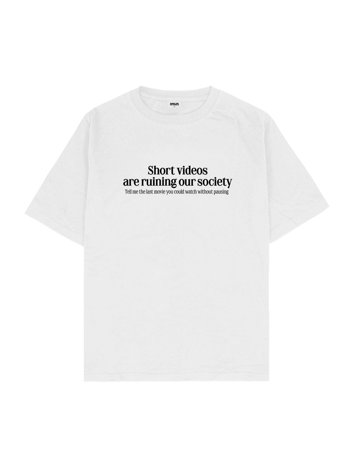Short Videos Oversize Tişört