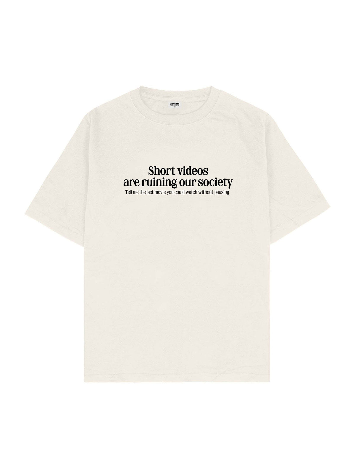 Short Videos Oversize Tişört
