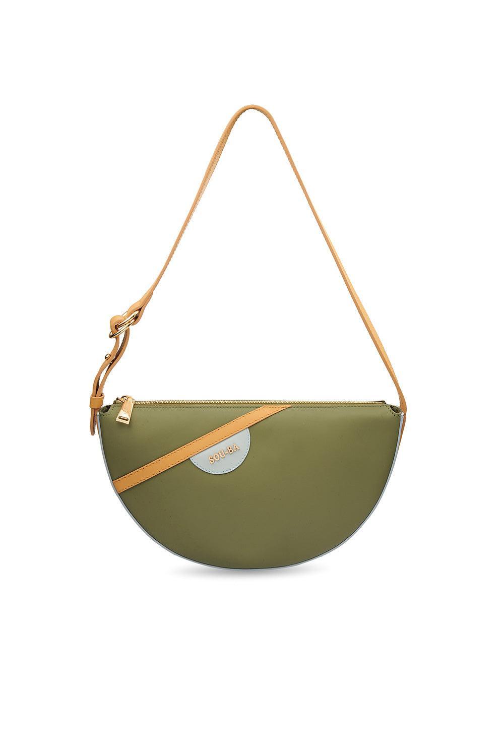 Sou-Ba-Eva - Olive-Omuz Çantası-1-Milagron.com