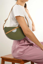 Sou-Ba-Eva - Olive-Omuz Çantası-4-Milagron.com