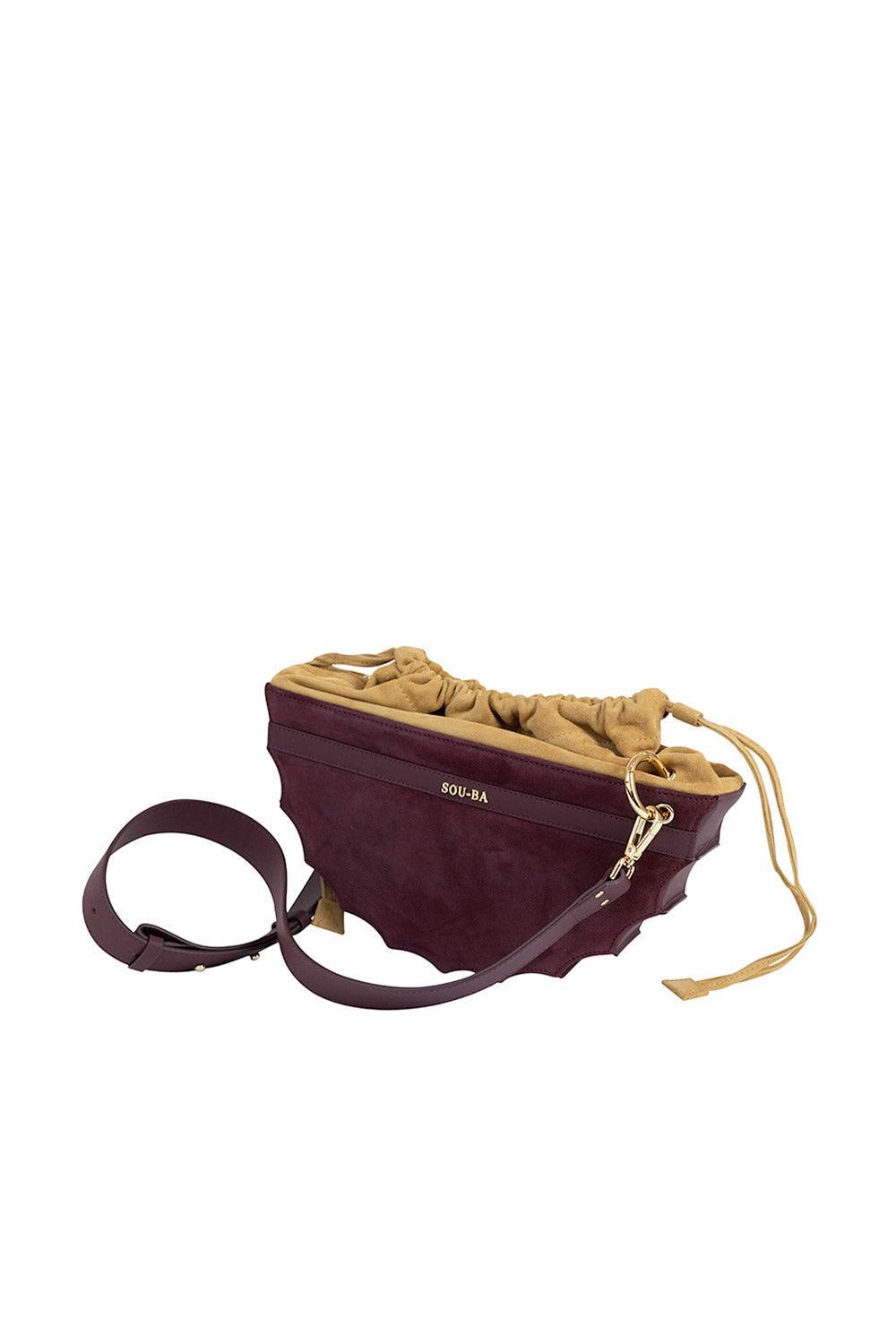 Sou-Ba-Ho-Ki Bordo-Omuz Çantası-1-Milagron.com