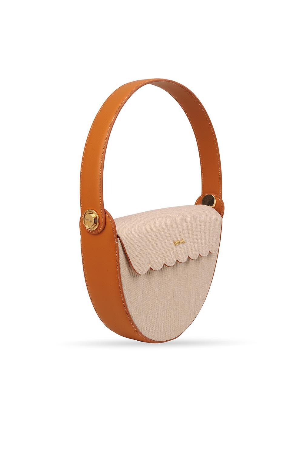 Sou-Ba-Pina - Bej-Omuz Çantası-2-Milagron.com