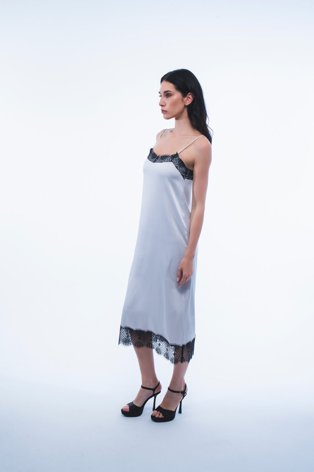 Luna Steel Midi Elbise