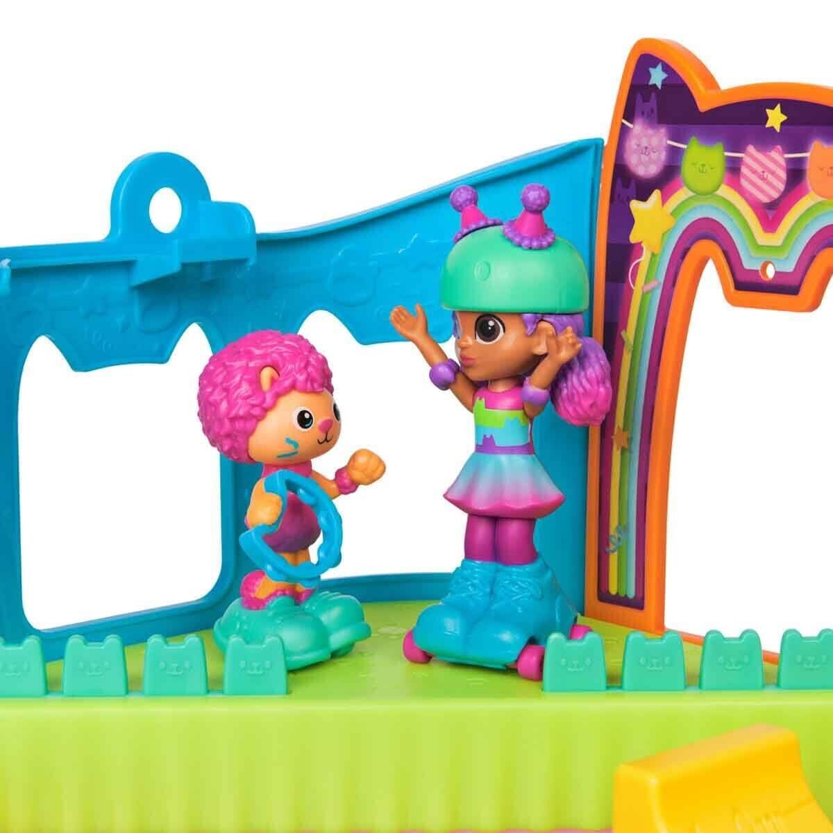 69755 Sun-Spm-FiGür Oyun Set Gabby S Dollhouse Çati Kati Paten PartiSi