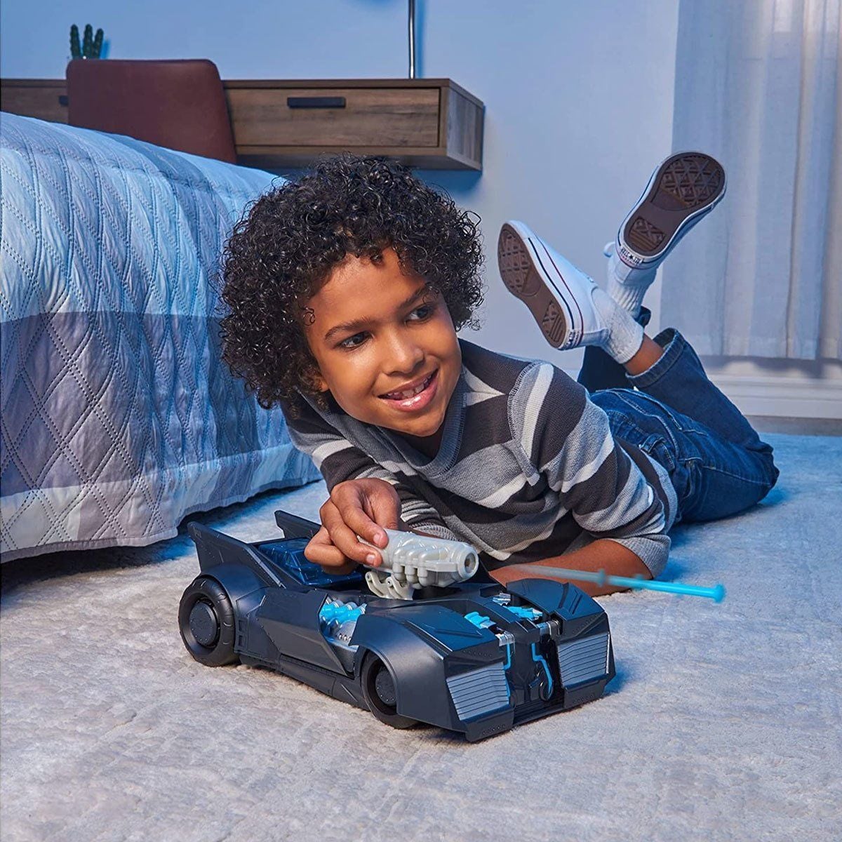 037676 Dc Comics Tech Defender Batmobil -Spinmaster