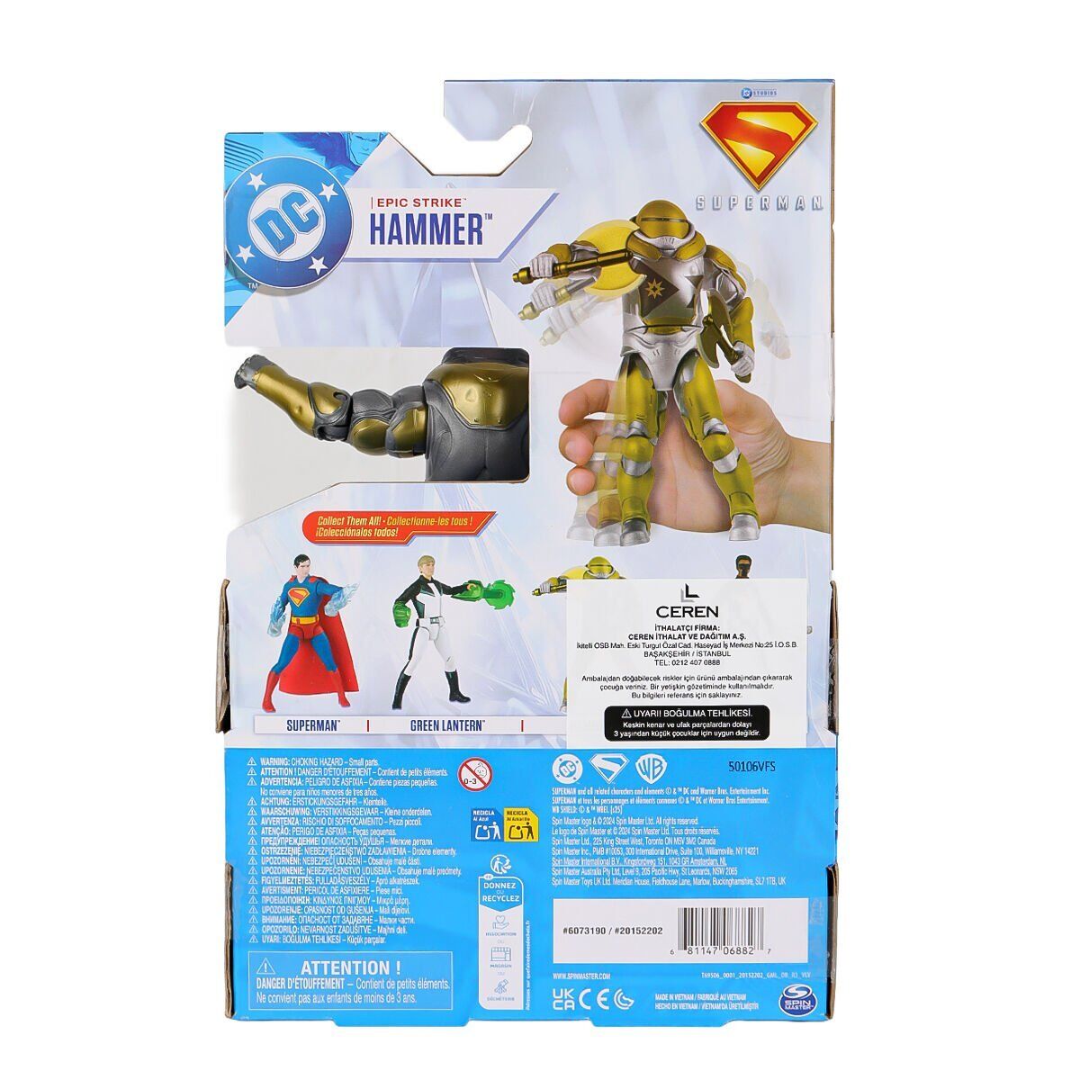 Spm-6073190 Superman Epic Strike Figür