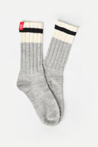 Staff Only-Açık Gri Melanj Organik Pamuk Erkek Bot Çorabı-Çorap-1-Milagron.com