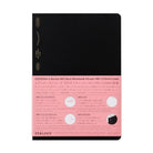 Stalogy-365 Days Notebook A5 Çizgili Japon Defteri Black Siyah-Defter-1-Milagron.com