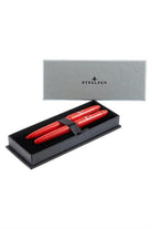 Steelpen-Pearl Serisi 4500 Kırmızı Bayrak Dolma Kalem + Tükenmez Kalem Seti-Tükenmez Kalem-1-Milagron.com