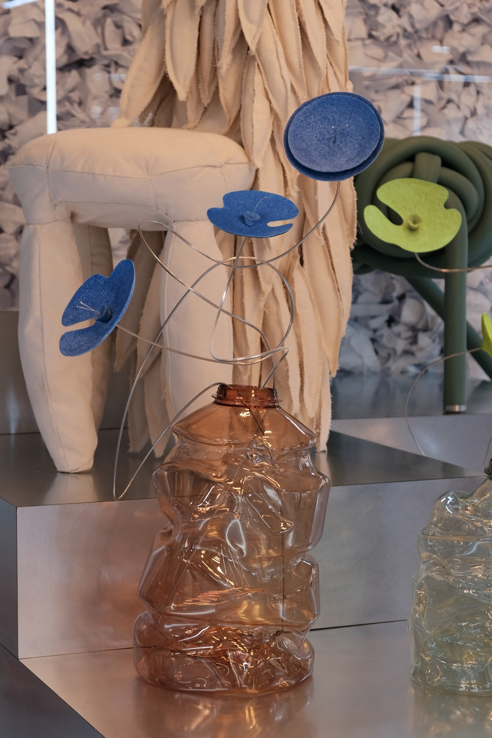 Upcycled Flower Steel Edition - Lapis Bouquet - 2