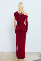 Studio Norn-Arven Cut Out Detaylı & Büzgülü Maksi Elbise-Elbise-5-Milagron.com