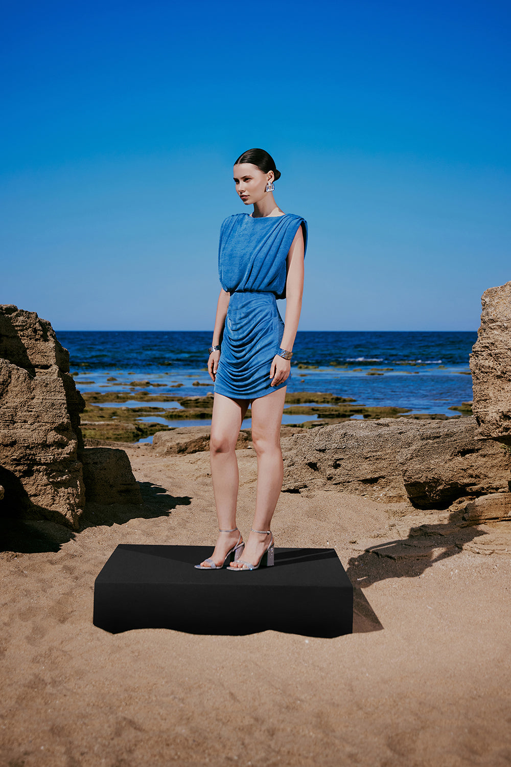 Bris Pleated  Mini Dress - 3