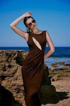 Dra Ruched Maxi Dress - 2