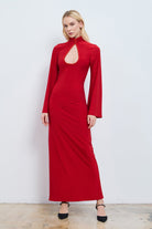 Studio Norn-Linn Cut-out Detaylı Elbise-Elbise-5-Milagron.com