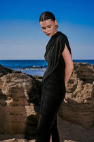 Ylva Cut-out Detailed & Ruched Maxi Dress - 2