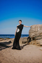 Ylva Cut-out Detailed & Ruched Maxi Dress - 4