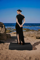 Ylva Cut-out Detailed & Ruched Maxi Dress - 5