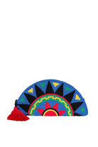 Style Virgo-Blue Dreams Yarım Ay Wayuu Çanta-El Çantası-1-Milagron.com
