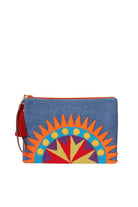 Style Virgo-Red Jeans Punch Çanta-El Çantası-1-Milagron.com