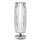 Stylistic-Stylistic Hari Waves Lamba L Gümüş Beyaz-Masa Lambası-5-Milagron.com