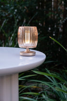 Stylistic-Stylistic Hari Waves Lamba M Gold-Masa Lambası-1-Milagron.com