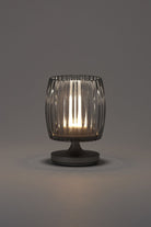 Stylistic-Stylistic Hari Waves Lamba M Graphite Gri-Masa Lambası-1-Milagron.com