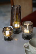 Stylistic-Stylistic Hari Waves Lamba S Graphite Gri-Masa Lambası-2-Milagron.com