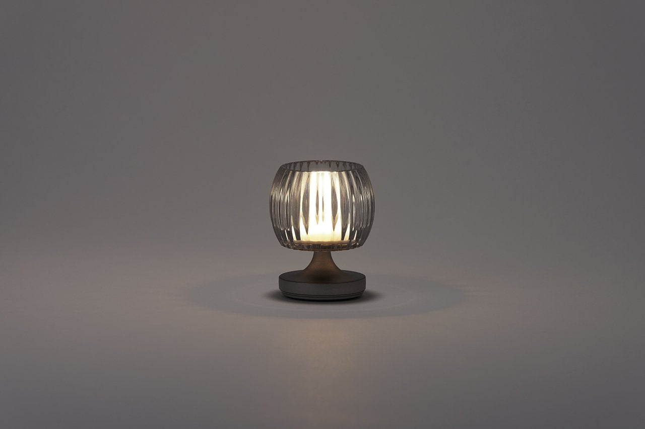 Stylistic-Stylistic Hari Waves Lamba S Graphite Gri-Masa Lambası-5-Milagron.com