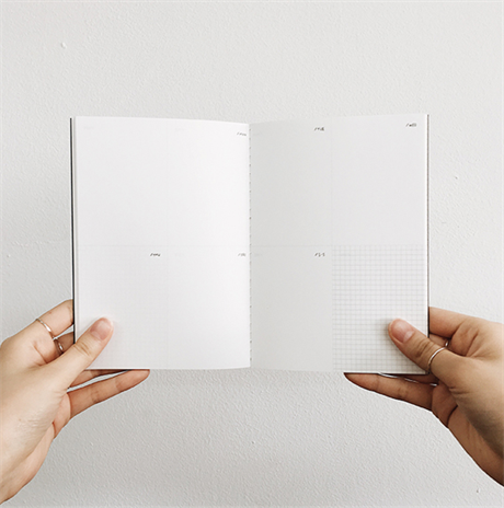 Suatelier-Suatelier Design The Record Of Weekly Haftalık Tarihsiz Defter Siyah-Defter-4-Milagron.com