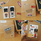 Suatelier-Suatelier Travel Luggage Sticker Pack Valiz Etiket Seti The Toy Soldiers-Sticker-3-Milagron.com